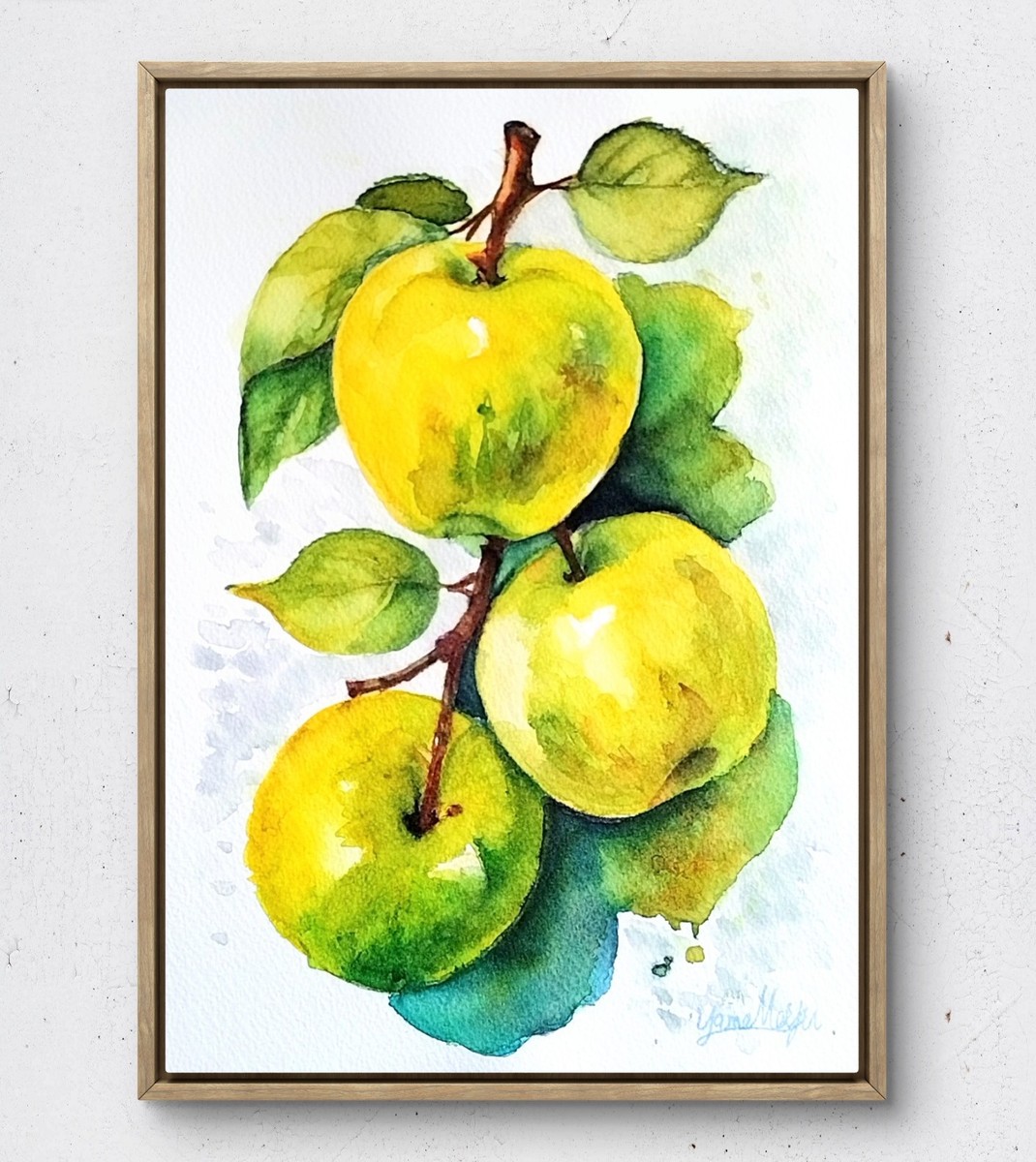 額装のイメージ画像です。
*販売は絵単体になります。