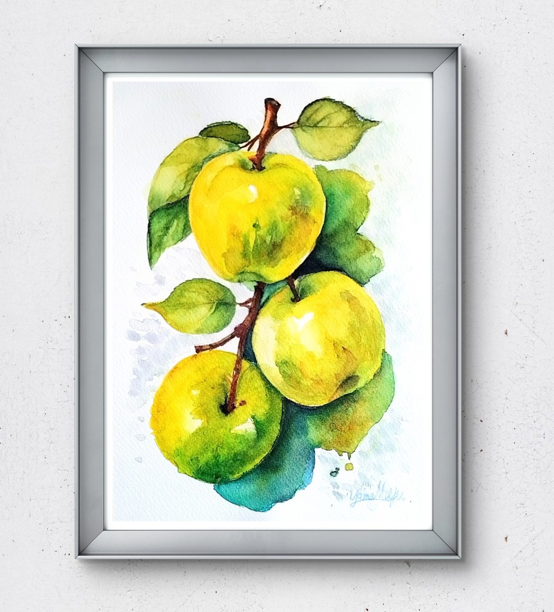 額装のイメージ画像です。
*販売は絵単体になります。