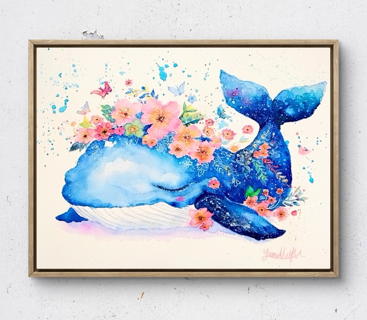 春鯨夢(はるくじらむ)」 by 山繭｜Artmeter｜暮らしを彩るアート