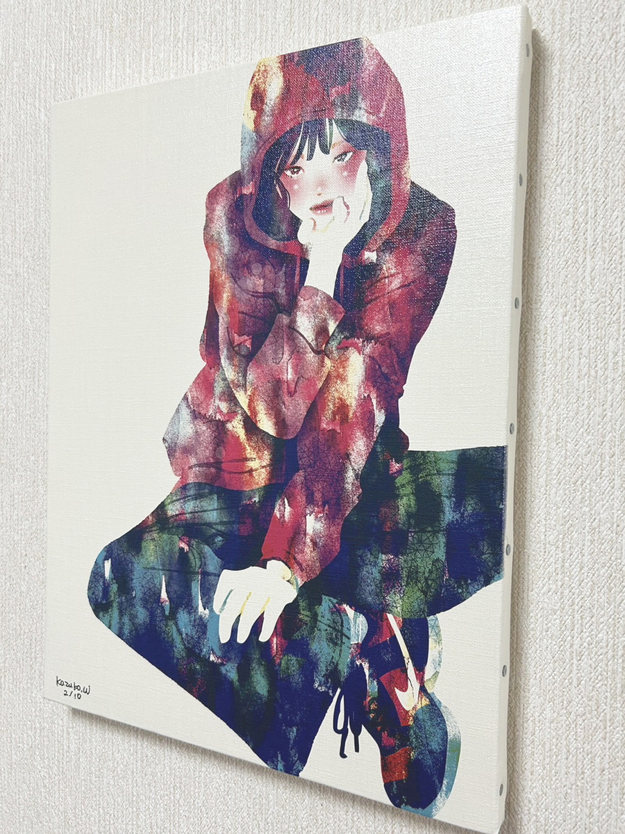 キャンバスの厚みは約2cmです。