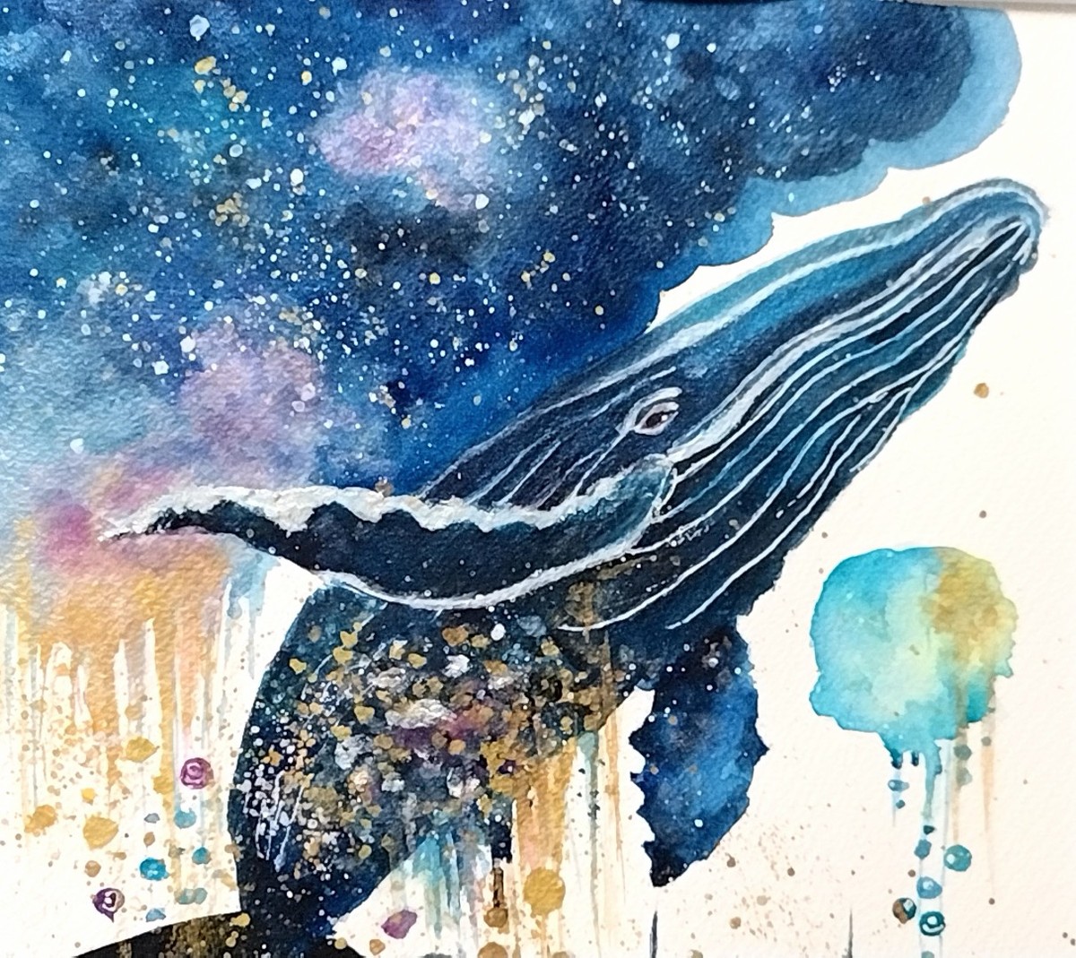 作品上部。