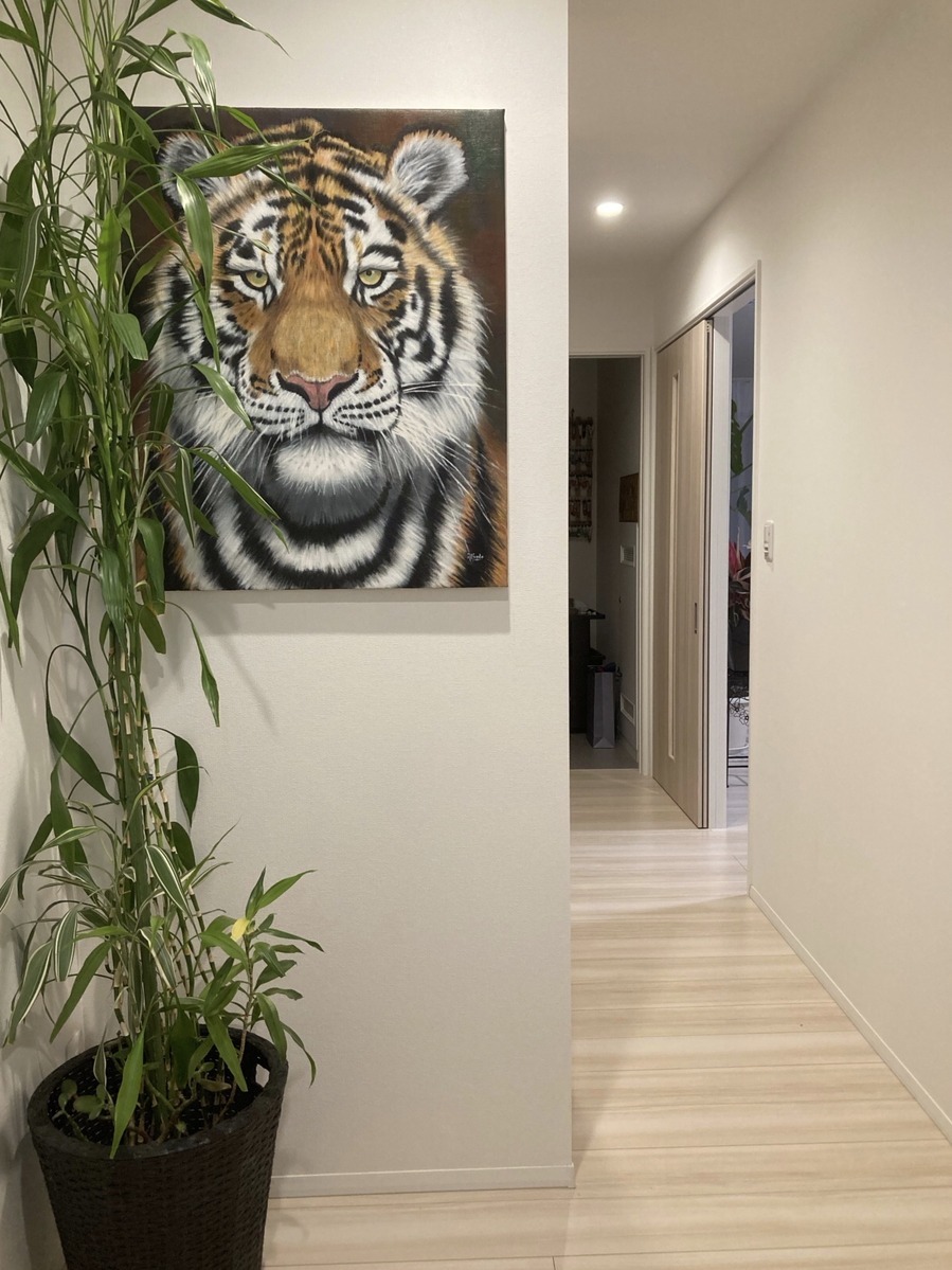 この写真は家の入口で撮られました。