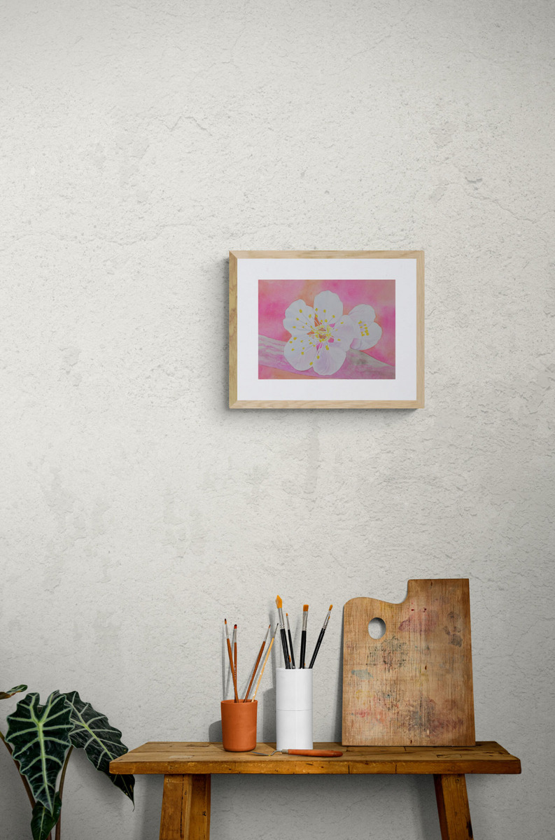 ※額装なしの紙のみの販売となります。額装後の写真はイメージです。販売する作品に額は付属していませんのでご注意ください。