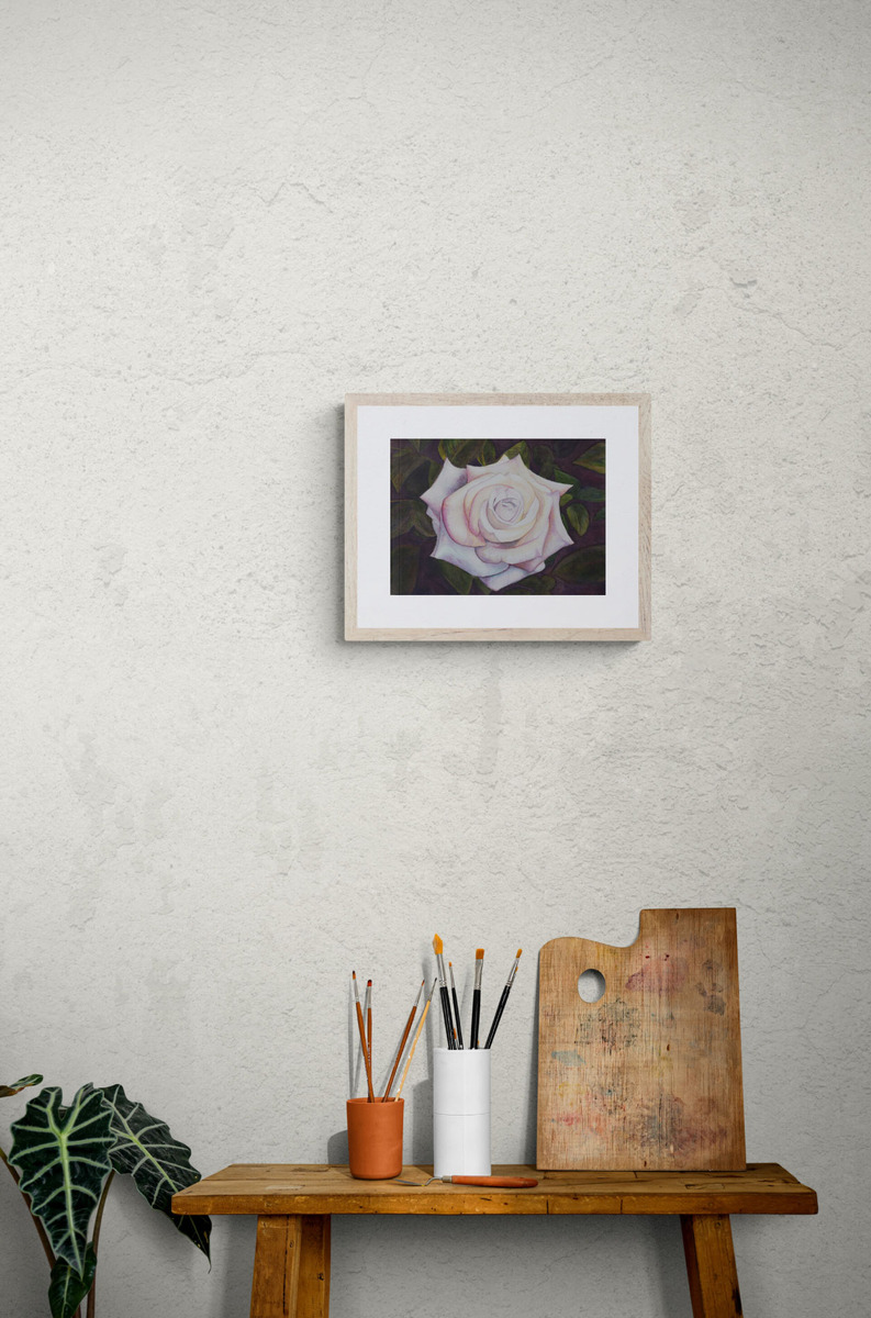 ※額装なしの紙のみの販売となります。額装後の写真はイメージです。販売する作品に額は付属していませんのでご注意ください。