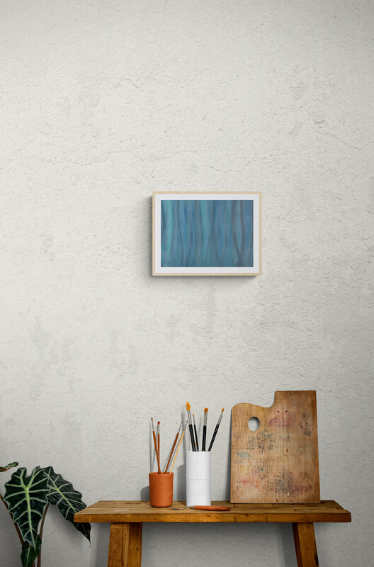 ※額装なしの紙のみの販売となります。額装後の写真はイメージです。販売する作品に額は付属していませんのでご注意ください。