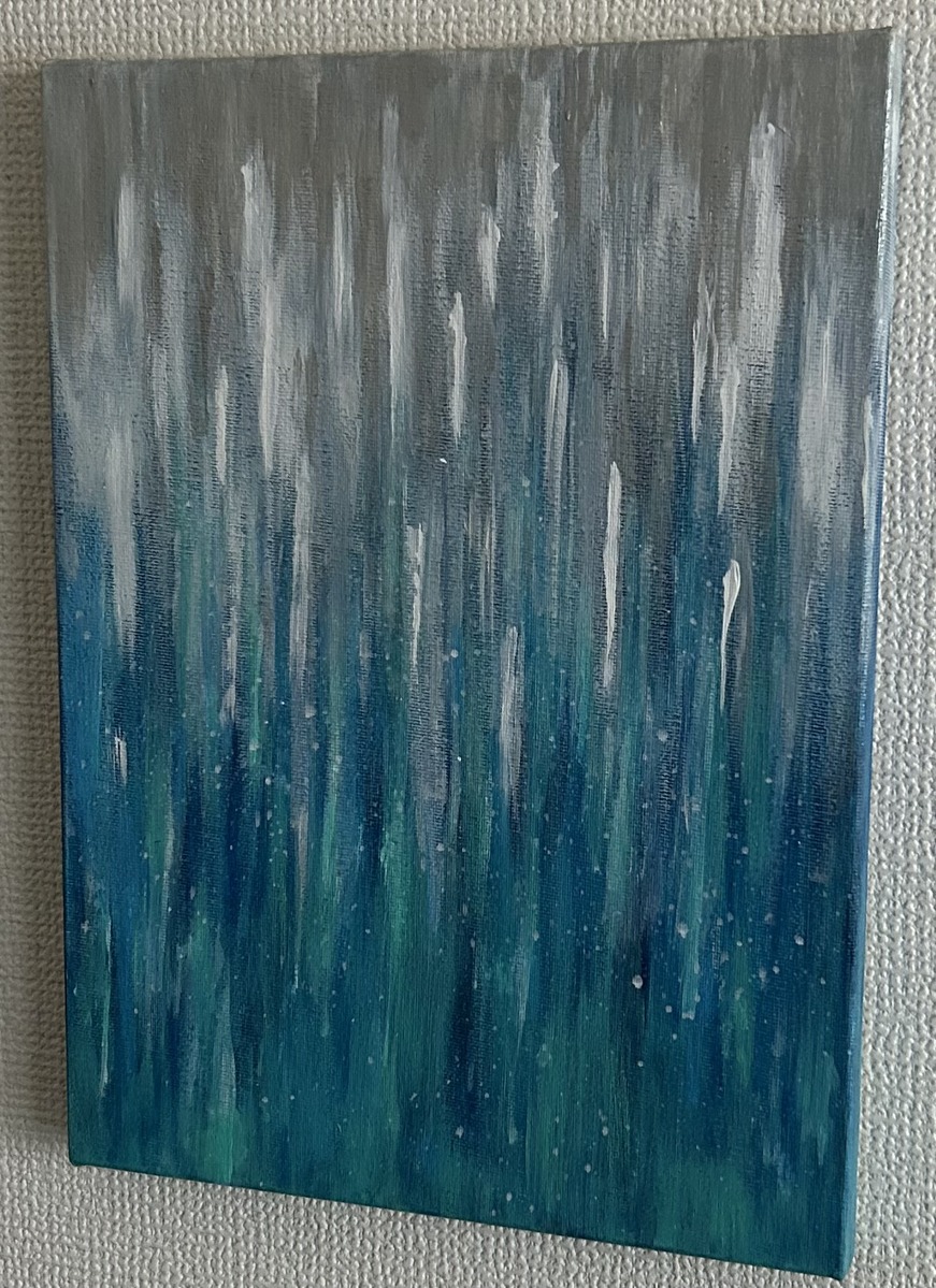 降り注ぐ冷たい水