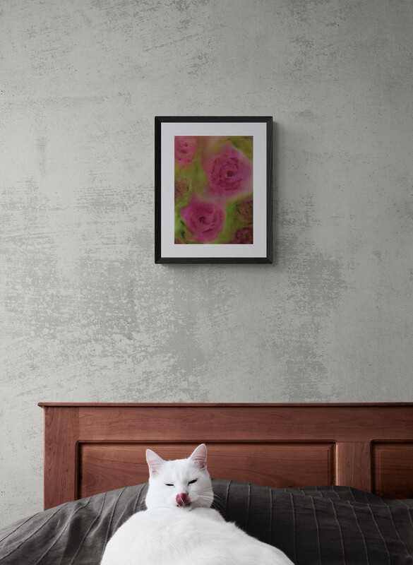 ※額装なしの紙のみの販売となります。額装後の写真はイメージです。販売する作品に額は付属していませんのでご注意ください。