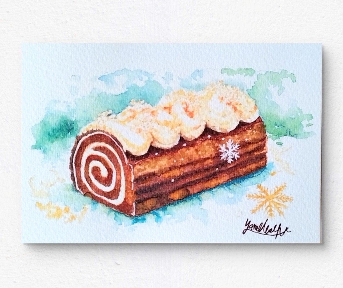 絵単体はポストカードサイズです。