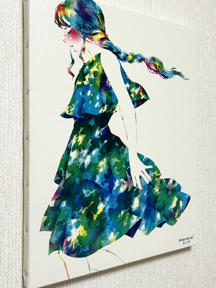 キャンバスの厚みは約2cmです。