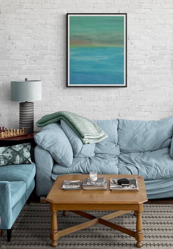 ※額装なしの木製パネルに水彩紙を水張りしたもの(木製パネルは含まれる)のみの販売となります。額装後の写真はイメージです。販売する作品に額は付属していませんのでご注意ください。