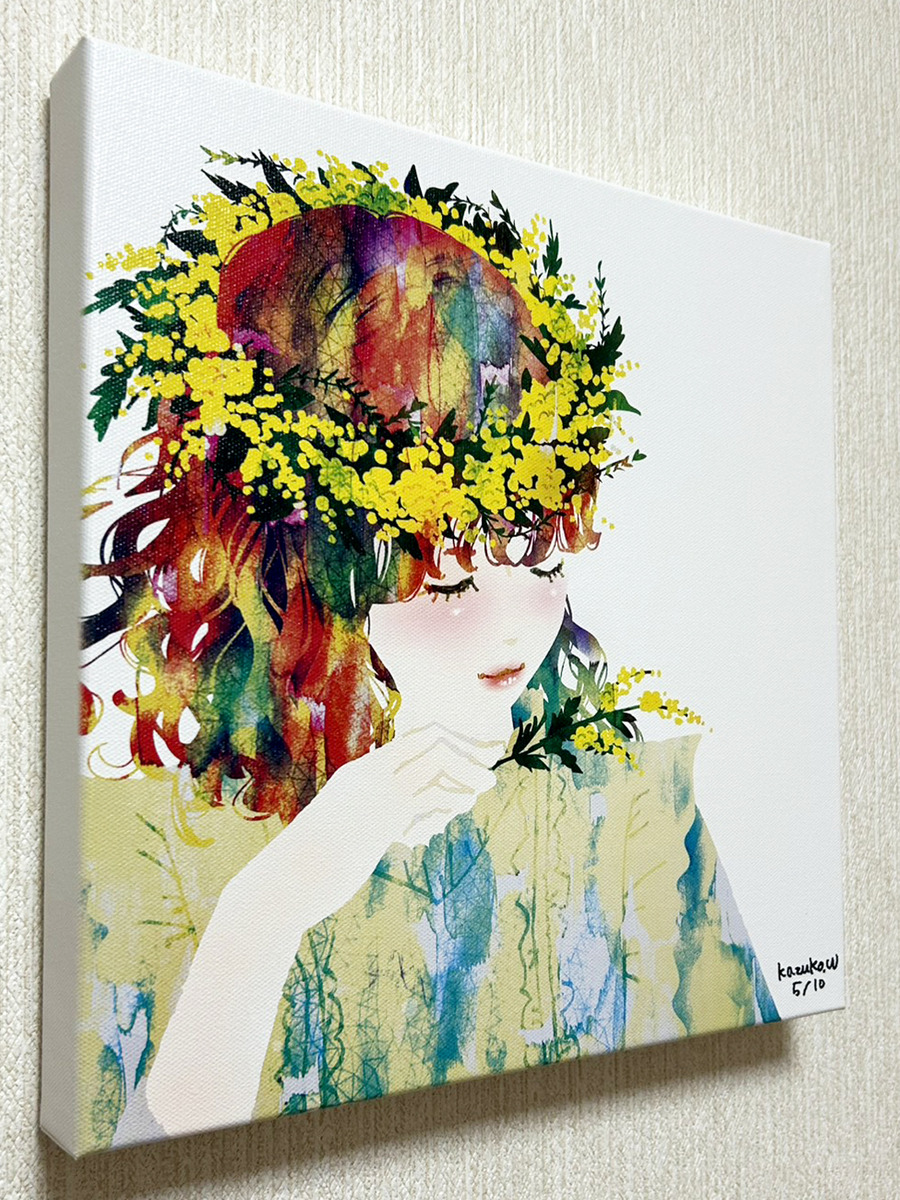 キャンバスの厚みは3cmです。