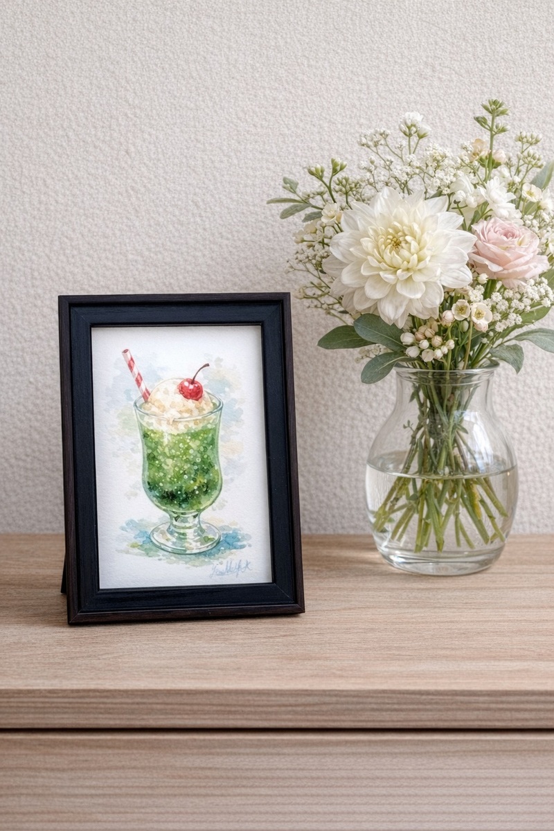 お気に入りのカフェコーナーや、キッチンの小さな棚に。
また、花瓶とも相性の良い作品を制作しております。