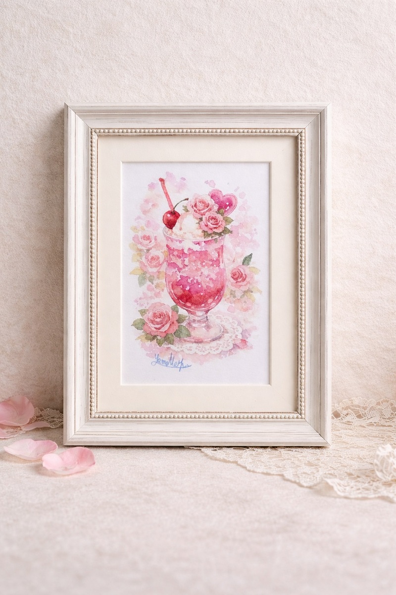 額装無しのため、お好きなフレームに入れてお楽しみください。