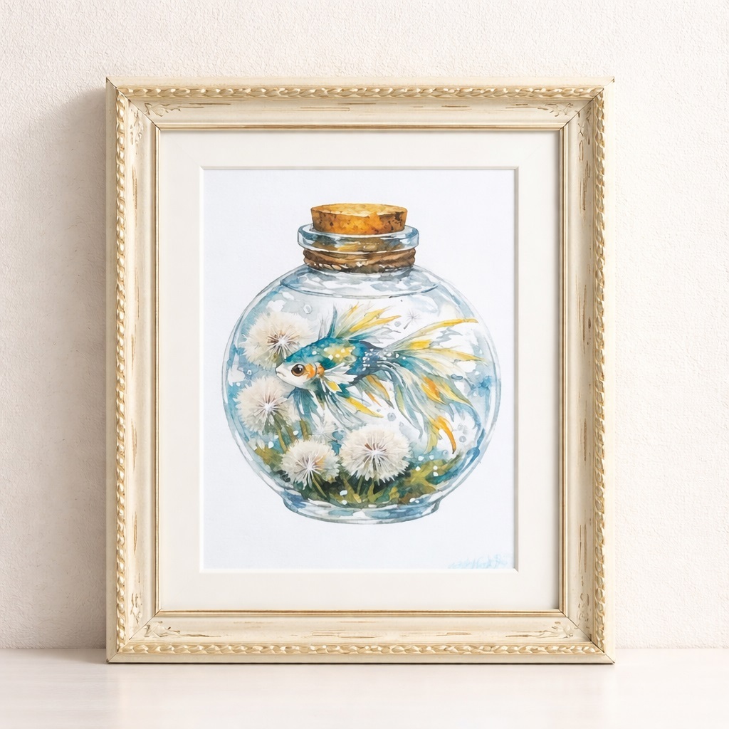 額装無しのため、お気に入りのフレームに入れてお楽しみください。