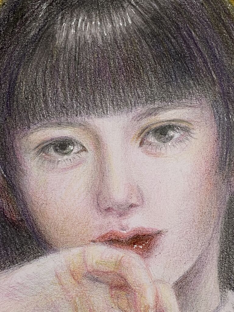 顔部分の拡大です