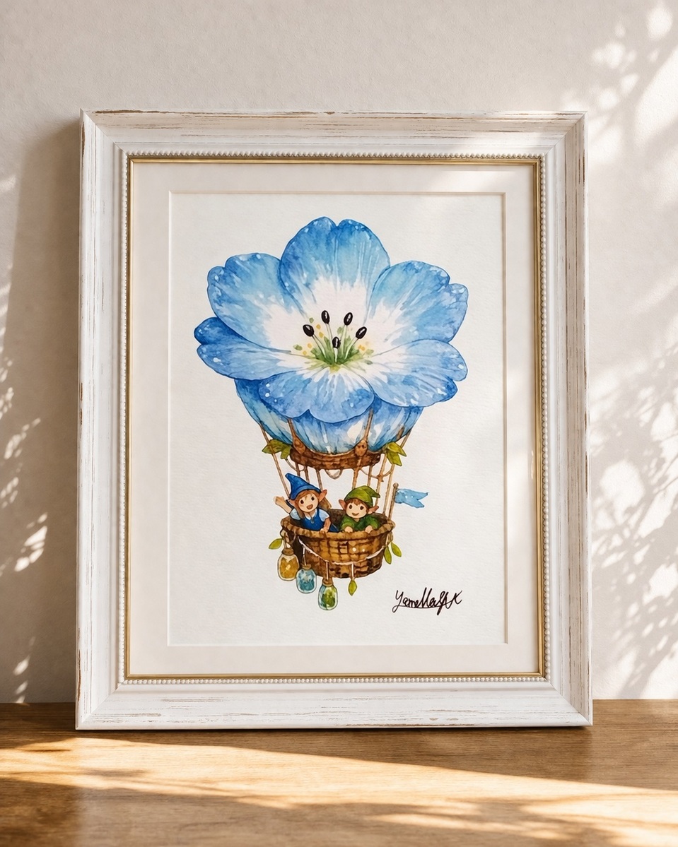 額装無しのため、お好きなフレームに入れてお楽しみください。