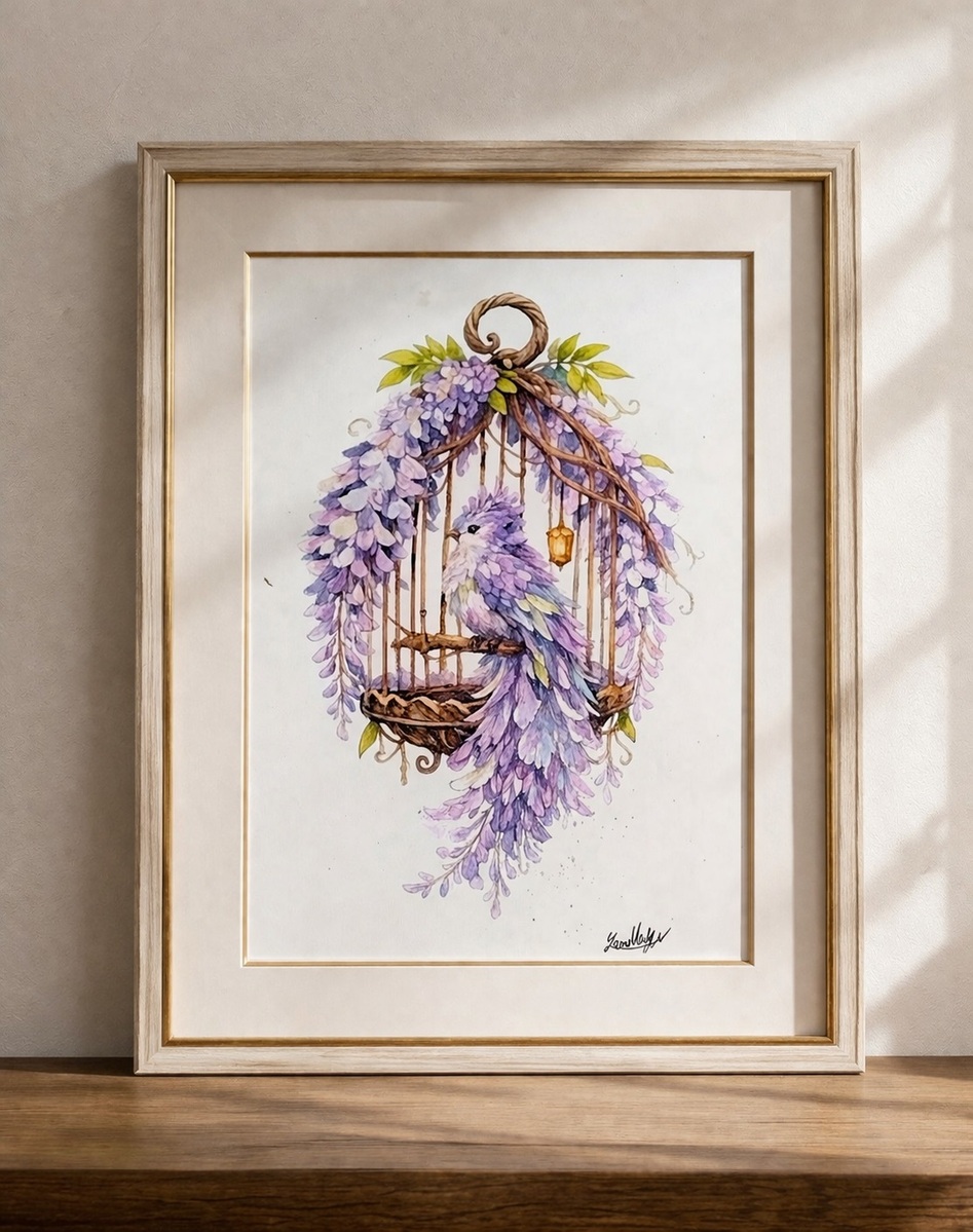 額装無しのため、お好きなフレームに入れてお楽しみください。