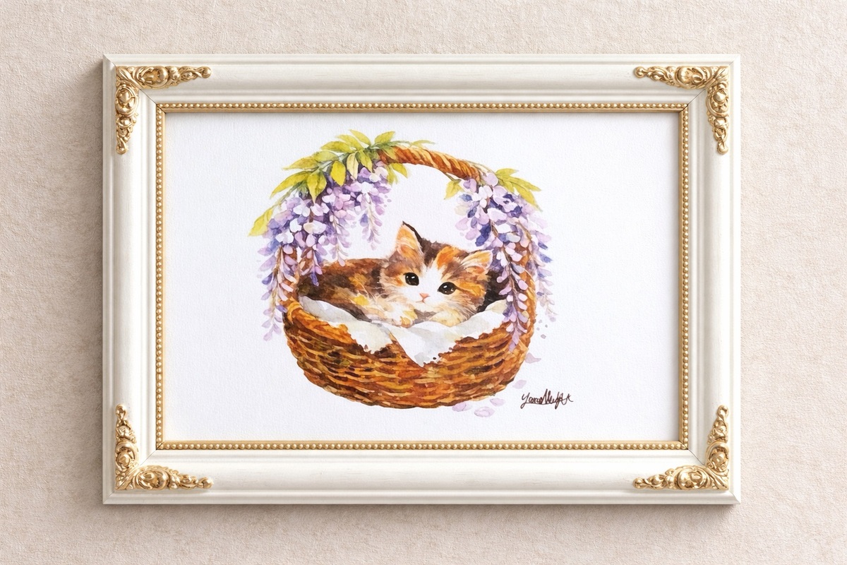 額装無しのため、お気に入りのフレームに入れてお楽しみください。