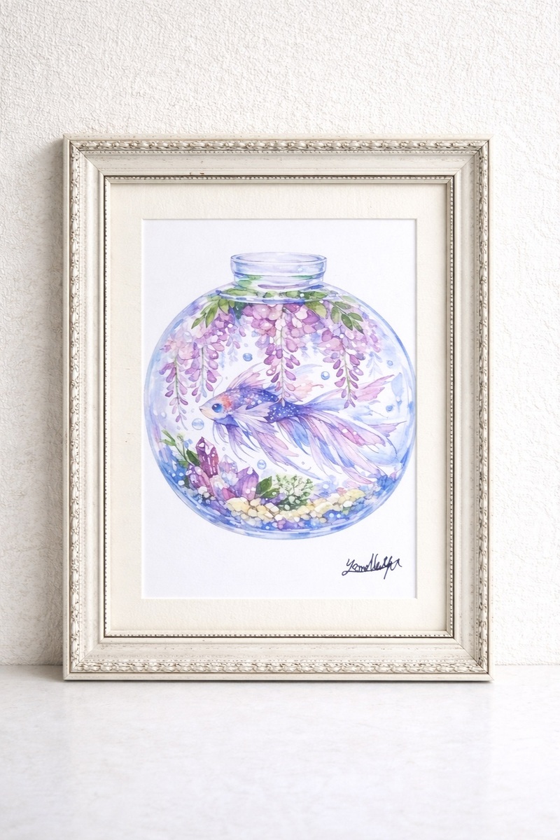 額装無しのため、お気に入りのフレームに入れてお楽しみください。