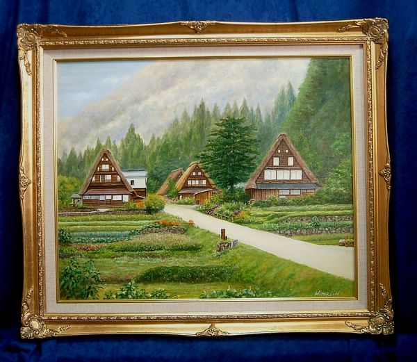 作品は数年前に ある作品展に出品し 思い入れは多いですが ここにアップしました 額装した 大きな窓で 見て頂けたらの思いです。