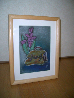 額縁に入れるとこんな感じでしょうか。