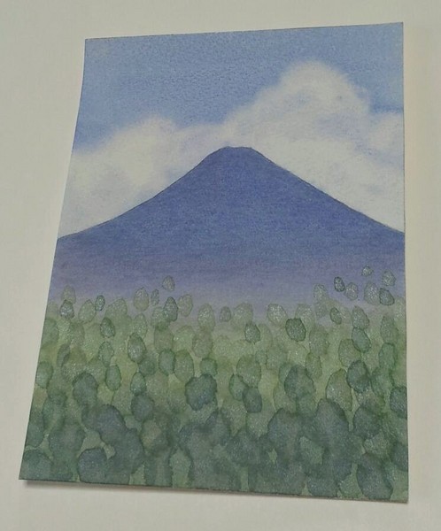 夏富士」 by Yasuko|アート・絵画の販売(通販)サイト Artmeter - 国内