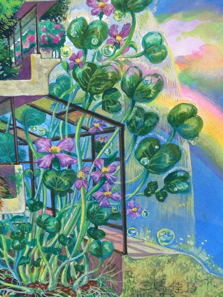 アクリル絵画　“Tree House” アクリル絵画 “Tree House” アクリル絵画“Tree House”